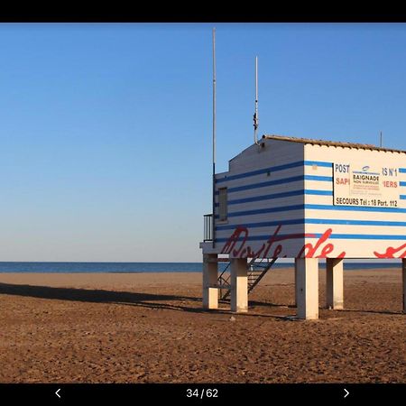 Maison Chalet 200 M De La Plage Climatisation Et Wifi Gruissan Kültér fotó