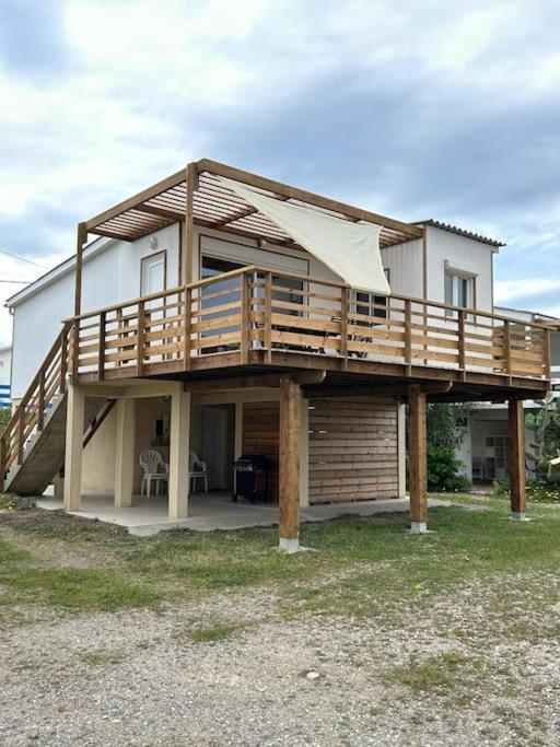 Maison Chalet 200 M De La Plage Climatisation Et Wifi Gruissan Kültér fotó