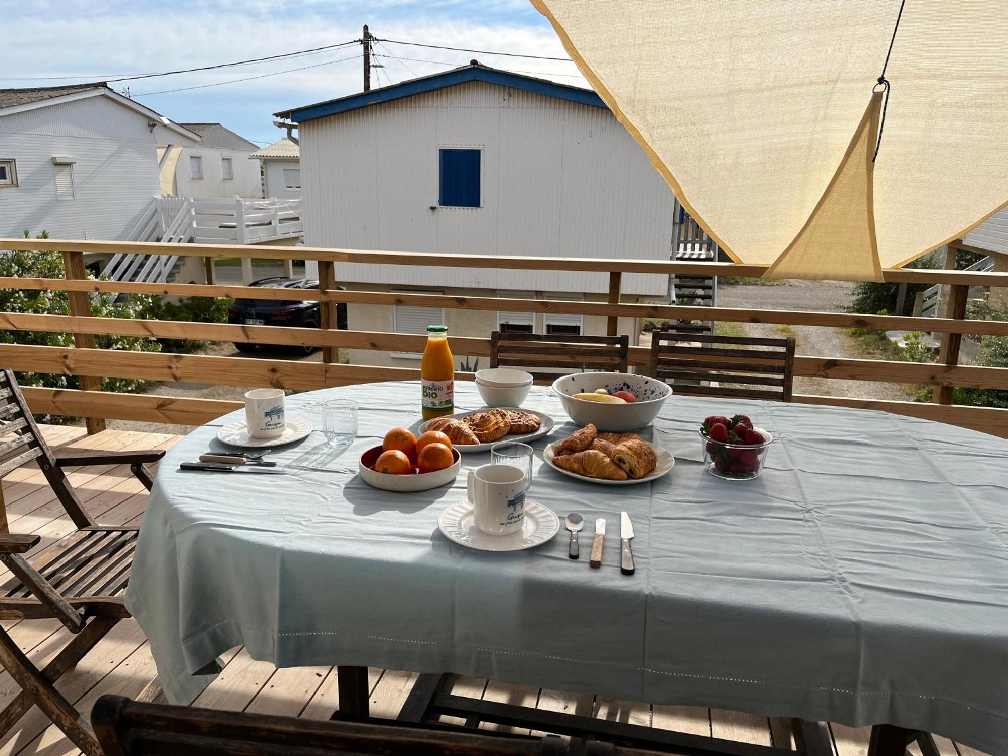 Maison Chalet 200 M De La Plage Climatisation Et Wifi Gruissan Kültér fotó