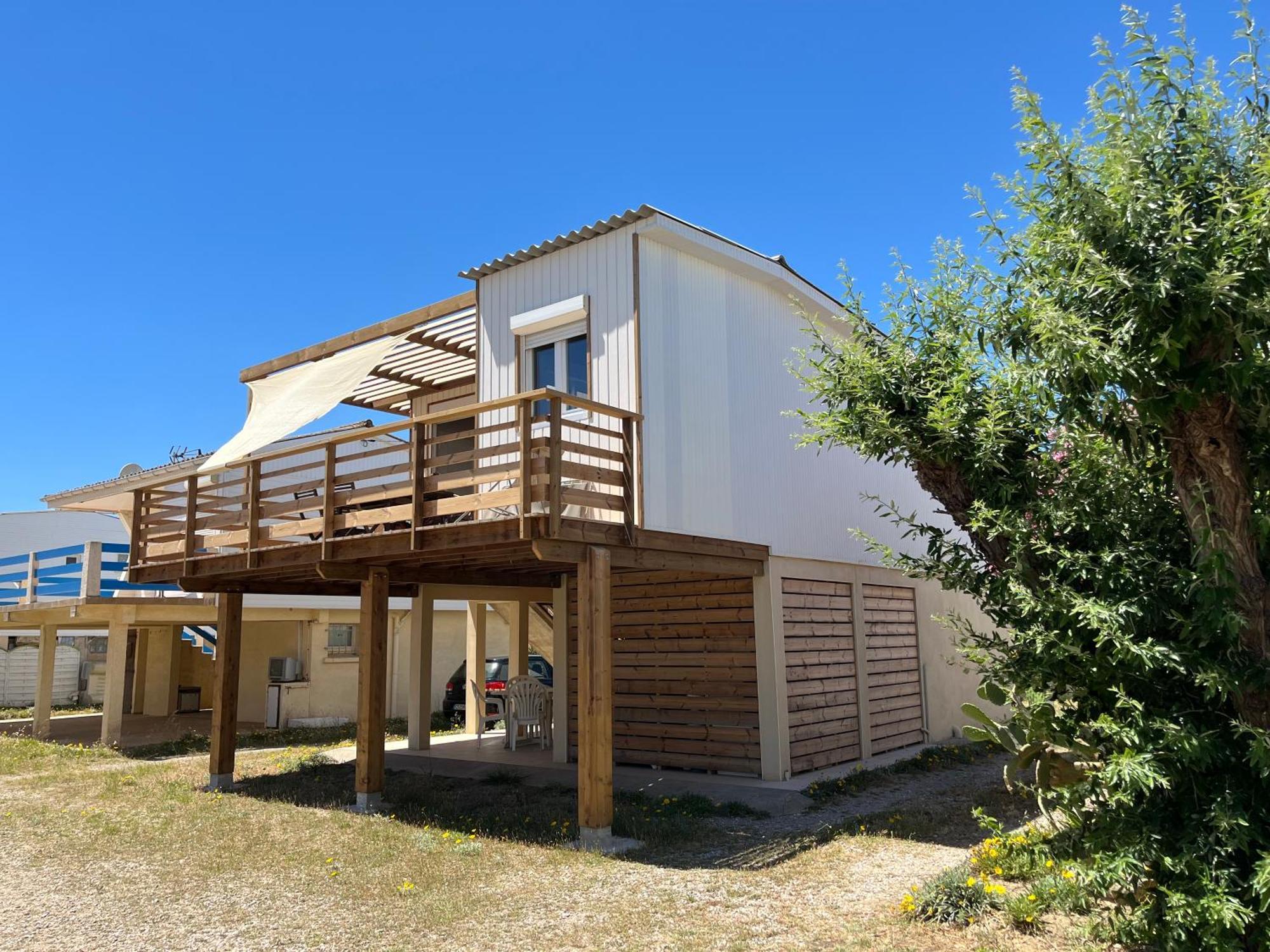 Maison Chalet 200 M De La Plage Climatisation Et Wifi Gruissan Kültér fotó