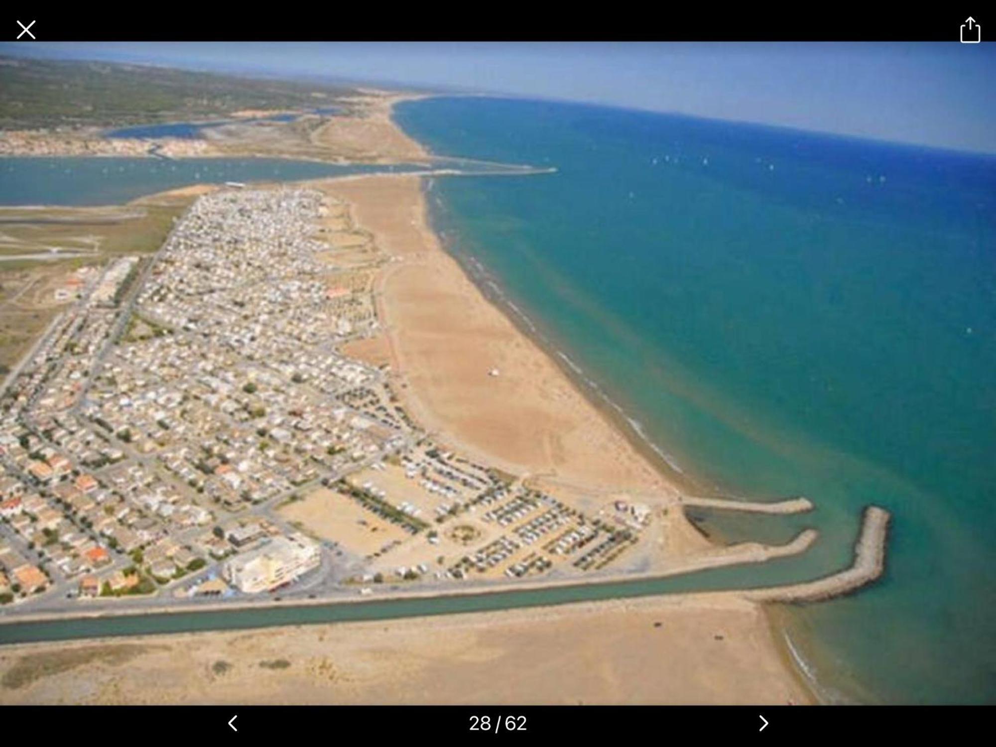 Maison Chalet 200 M De La Plage Climatisation Et Wifi Gruissan Kültér fotó